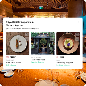 Kişiselleştirilmiş restoran önerileri