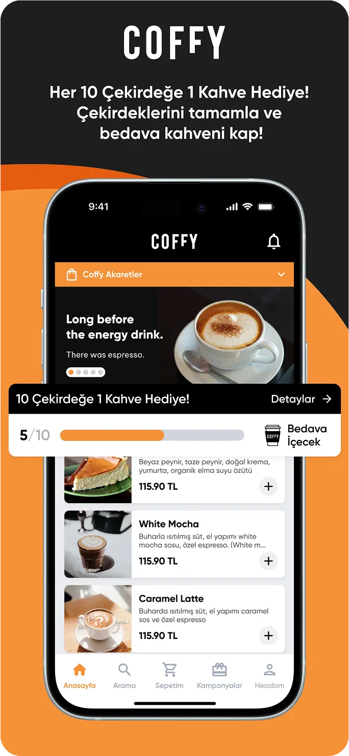 Coffy App Store preview screen 3