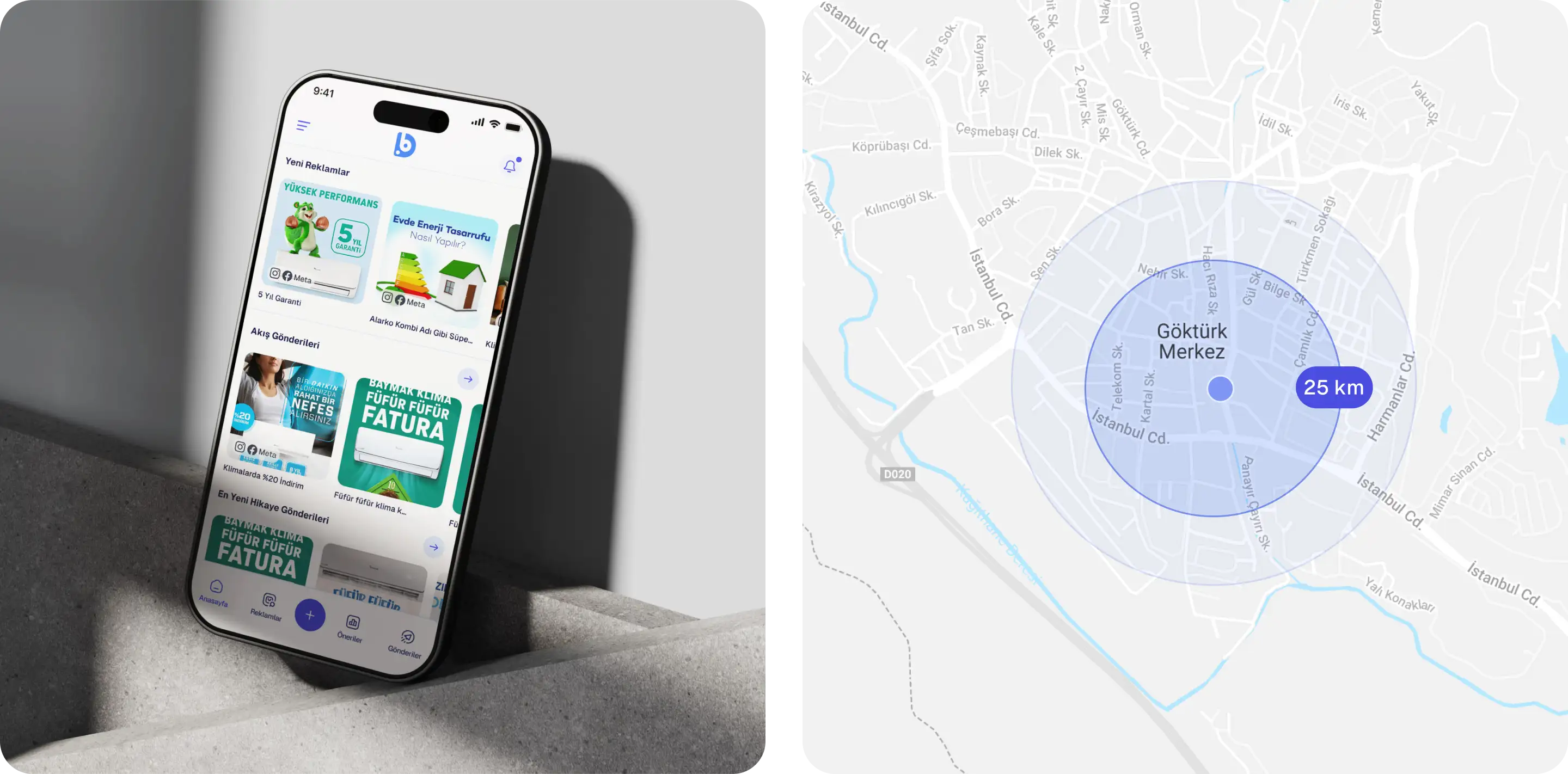 Digital Bayim dashboard and mobile app screens