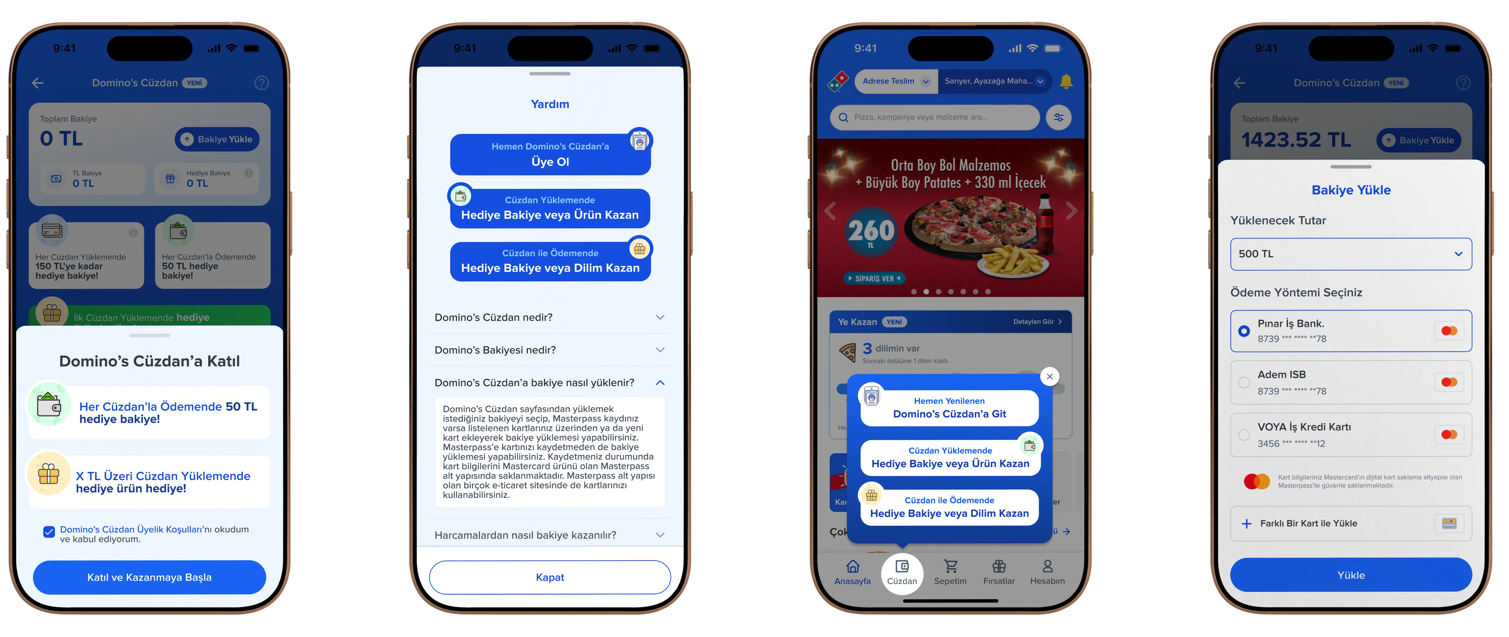 Domino's Ye-Kazan dual phone mockup