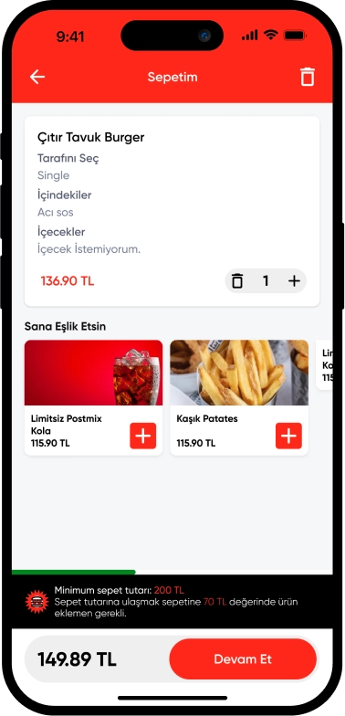 Homeless Chef basket and checkout flow screen 1