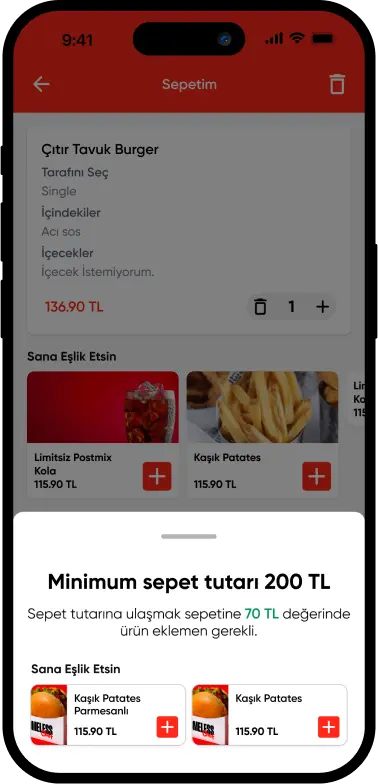 Homeless Chef basket and checkout flow screen 2