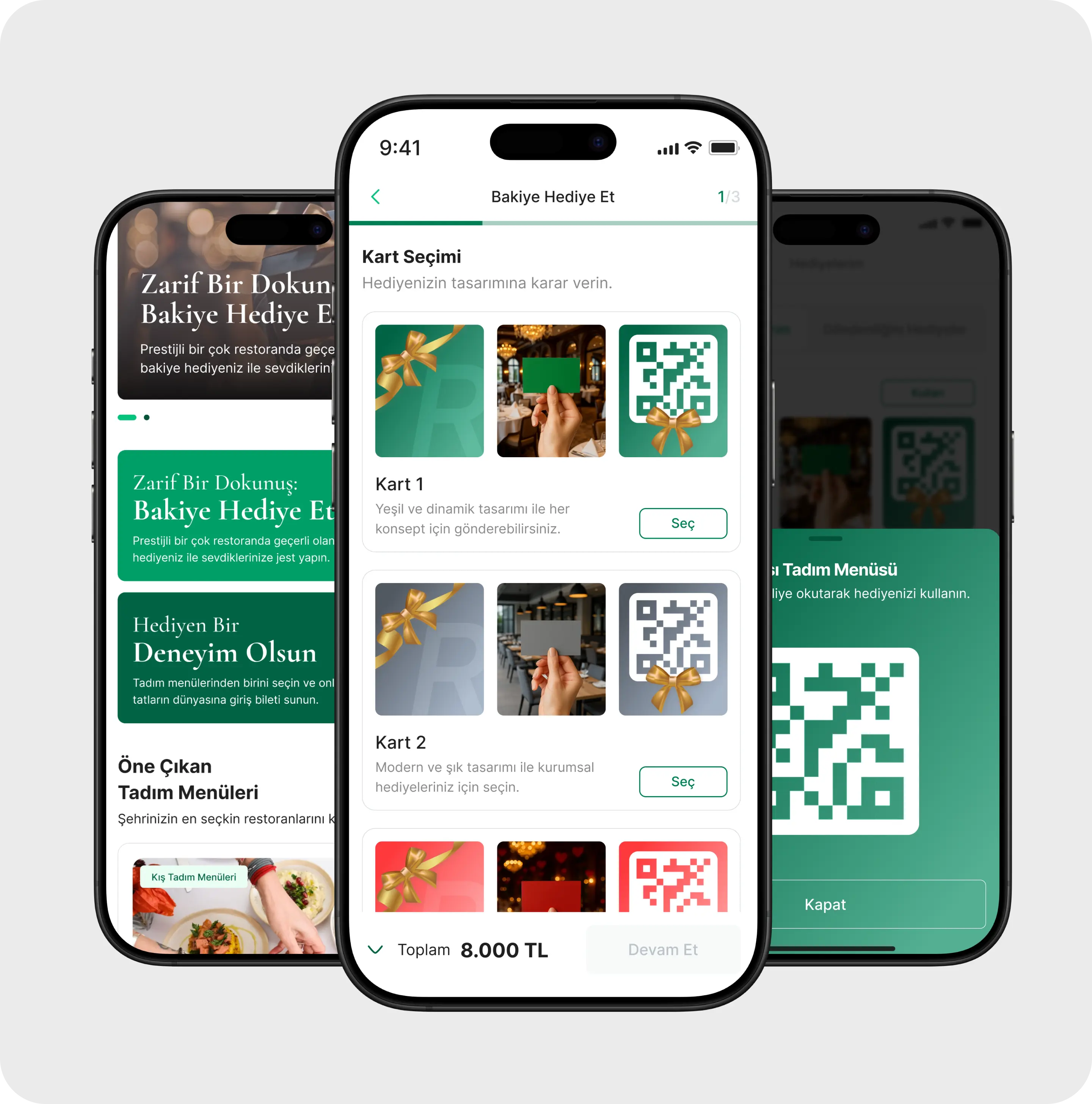 Rezervem rezervasyon akışı telefon ekranı