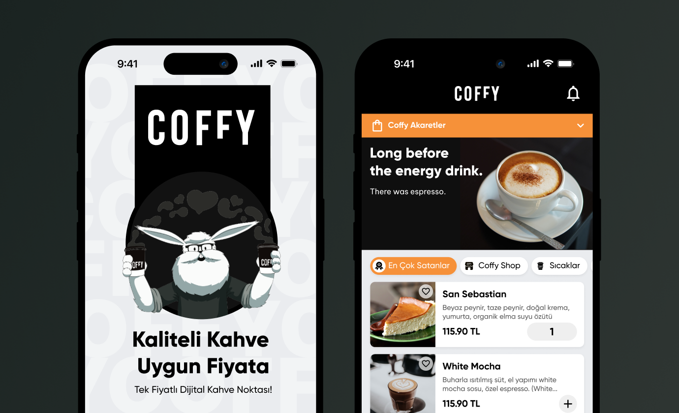 COFFY<br>Coffee Order & Delivery App