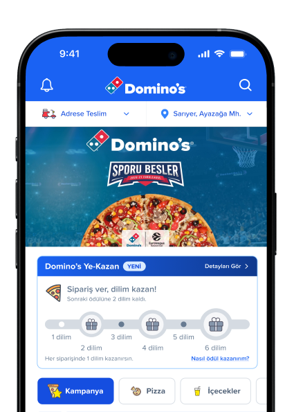 Dominos App Mockup