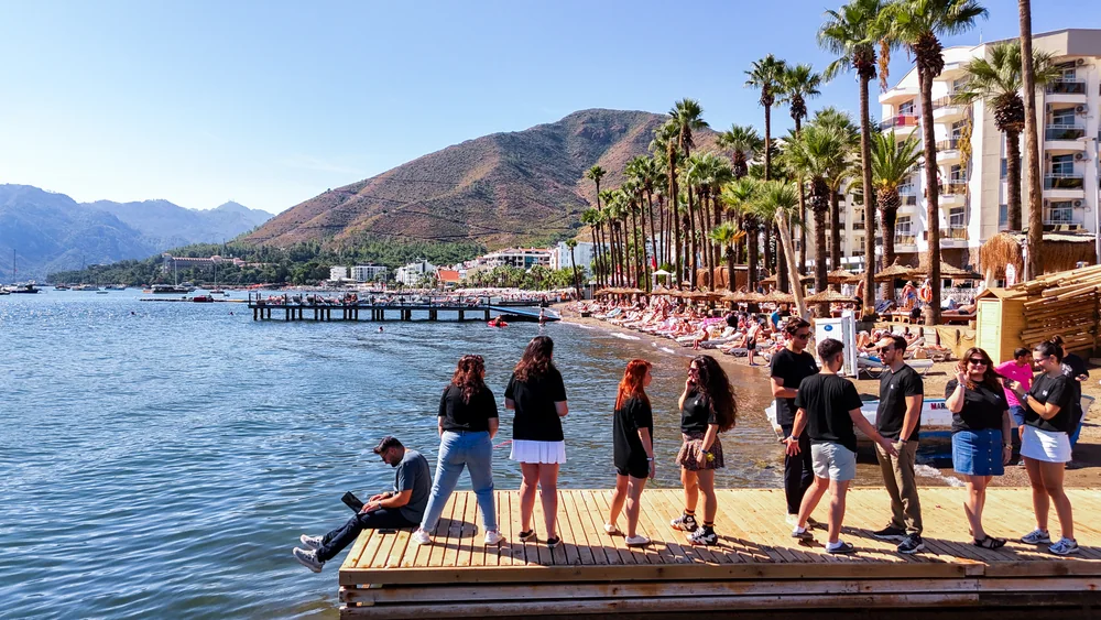 The VOYA team together by the sea